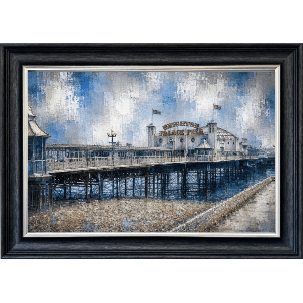 Brighton Pier - Abstract Framed Wall Art