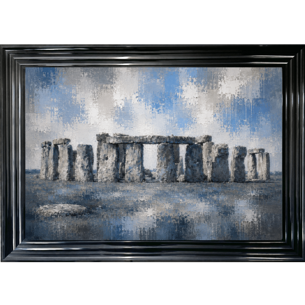Stonehenge - Abstract Framed Wall Art