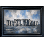 Stonehenge - Abstract Framed Wall Art