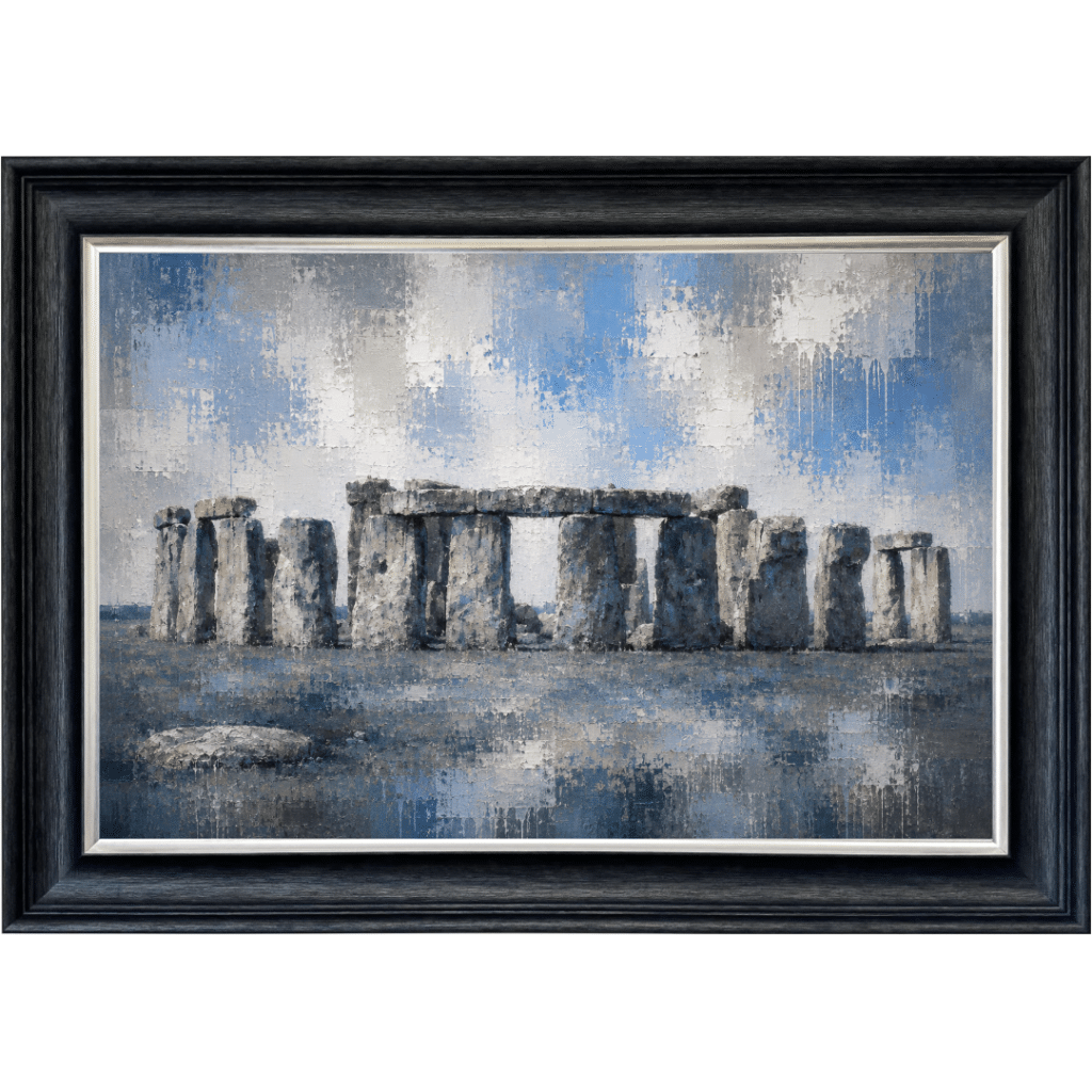 Stonehenge - Abstract Framed Wall Art