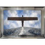 Angel of the North - Abstract Framed Wall Art