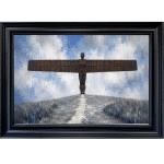 Angel of the North - Abstract Framed Wall Art