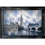 London - Abstract Framed Wall Art