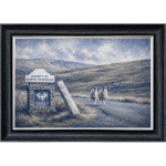 North Yorkshire Moors - Abstract Framed Wall Art