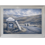 North Yorkshire Moors - Abstract Framed Wall Art