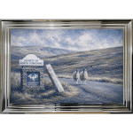 North Yorkshire Moors - Abstract Framed Wall Art
